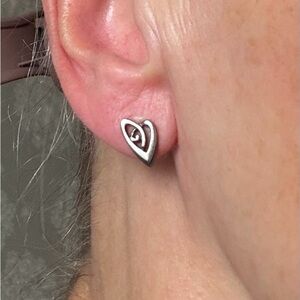 Vintage Kit Heath Celtic knot sterling silver earrings.